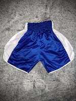 Short Muay Thai Bleu & Blanc